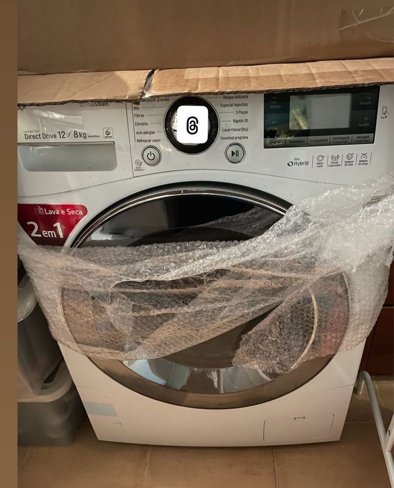 Máquina de Lavar e Secar Roupa LG