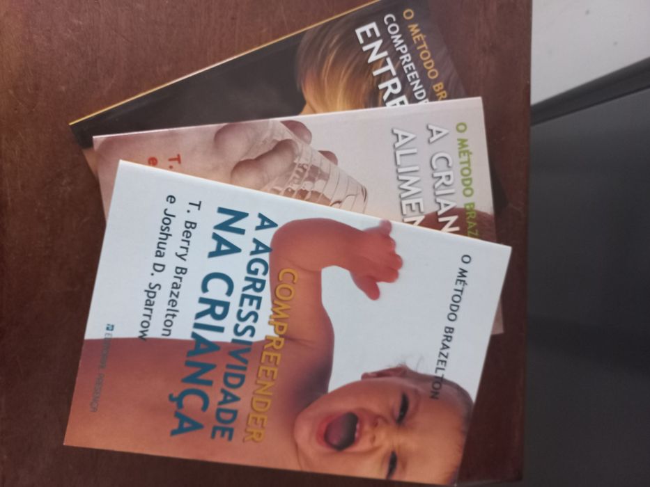 Conjunto de 3 livros novos sobre o Método Brazelton