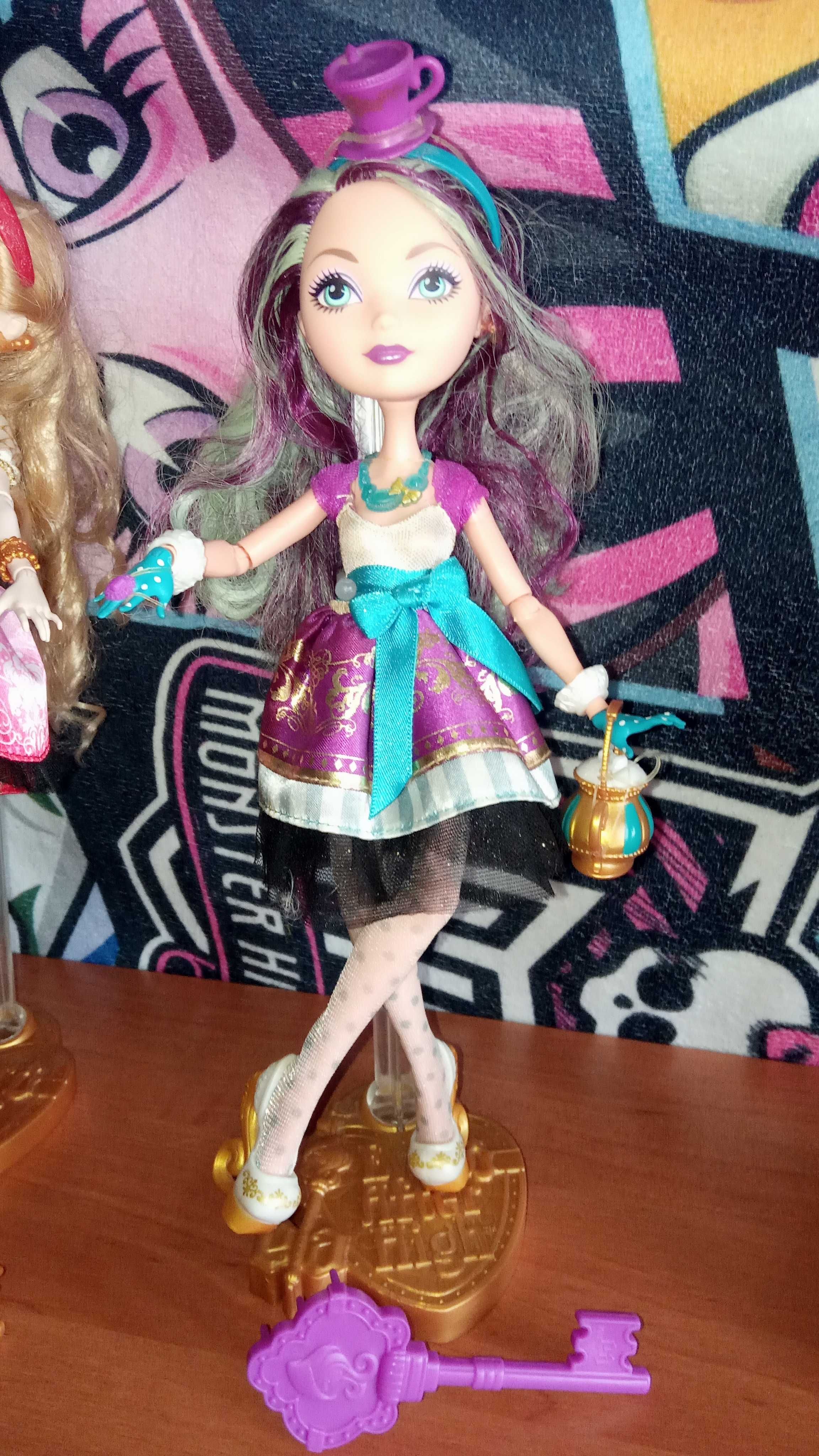 Ever After High Madeline Hatler Nowa piękna lalka unikat od Mattel