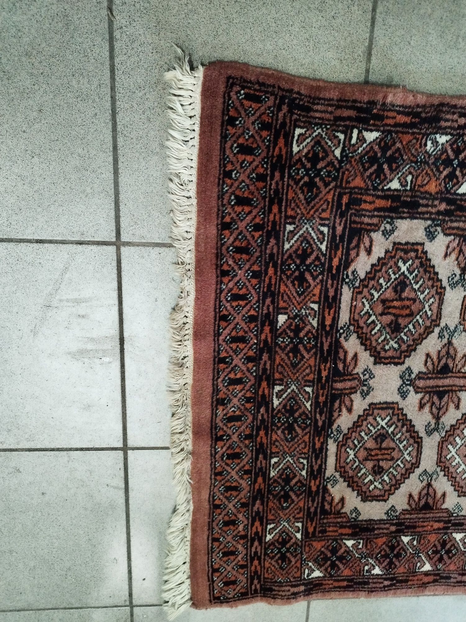 dywan ręcznie tkany chodnik WĘŁNA 200\80