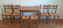 Mesa refeição extensível