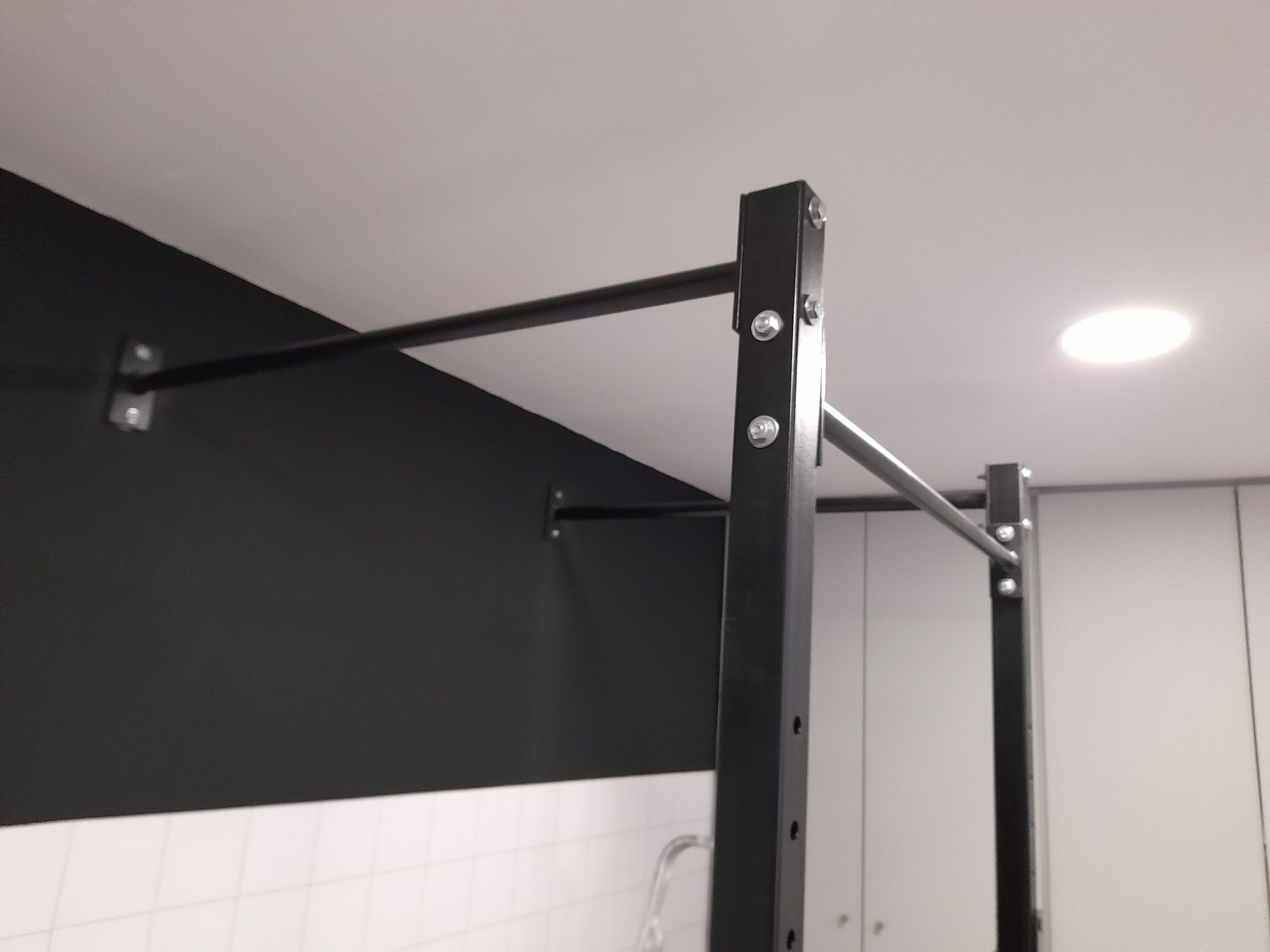 Rack pullups crossfit ginasio musculação