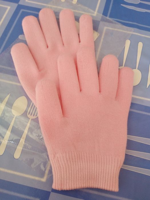 Luvas em gel hidratantes