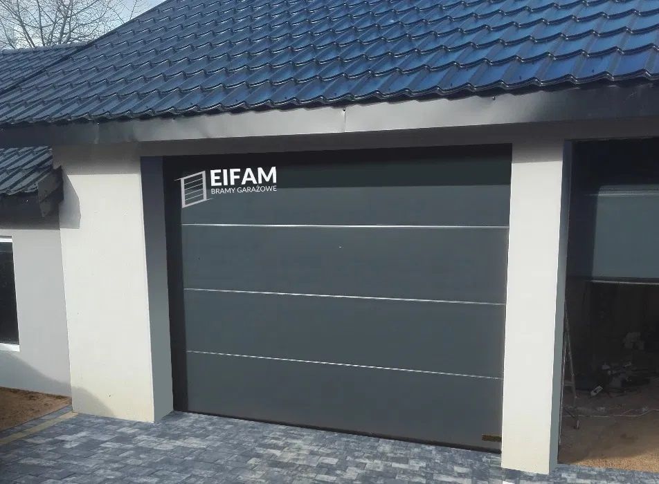 Brama segmentowa 60mm FAKRO ELITE 5000x2250 Antracyt (RAL7016)