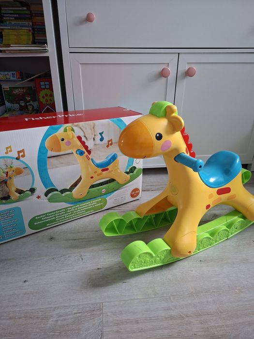 Żyrafa na biegunach Fisher Price