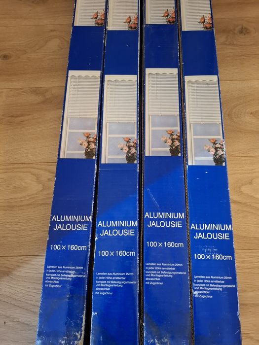 Żaluzje aluminiowe biale