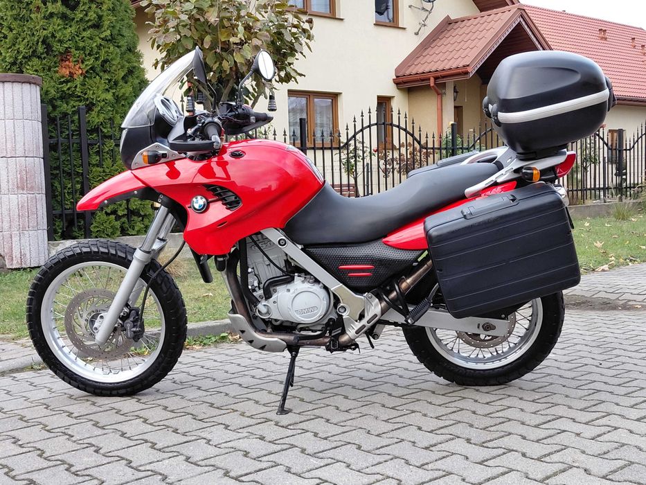 CZERWONE BMW f 650 GS 3xkufry rej PL