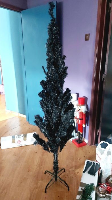 Árvore de Natal Preta 180cm