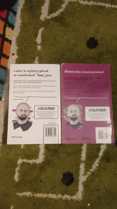 Dwa tomy książki " historia bez cenzury "