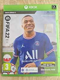 Fifa22 fifA 2022 Xbox series X pudełko plyta