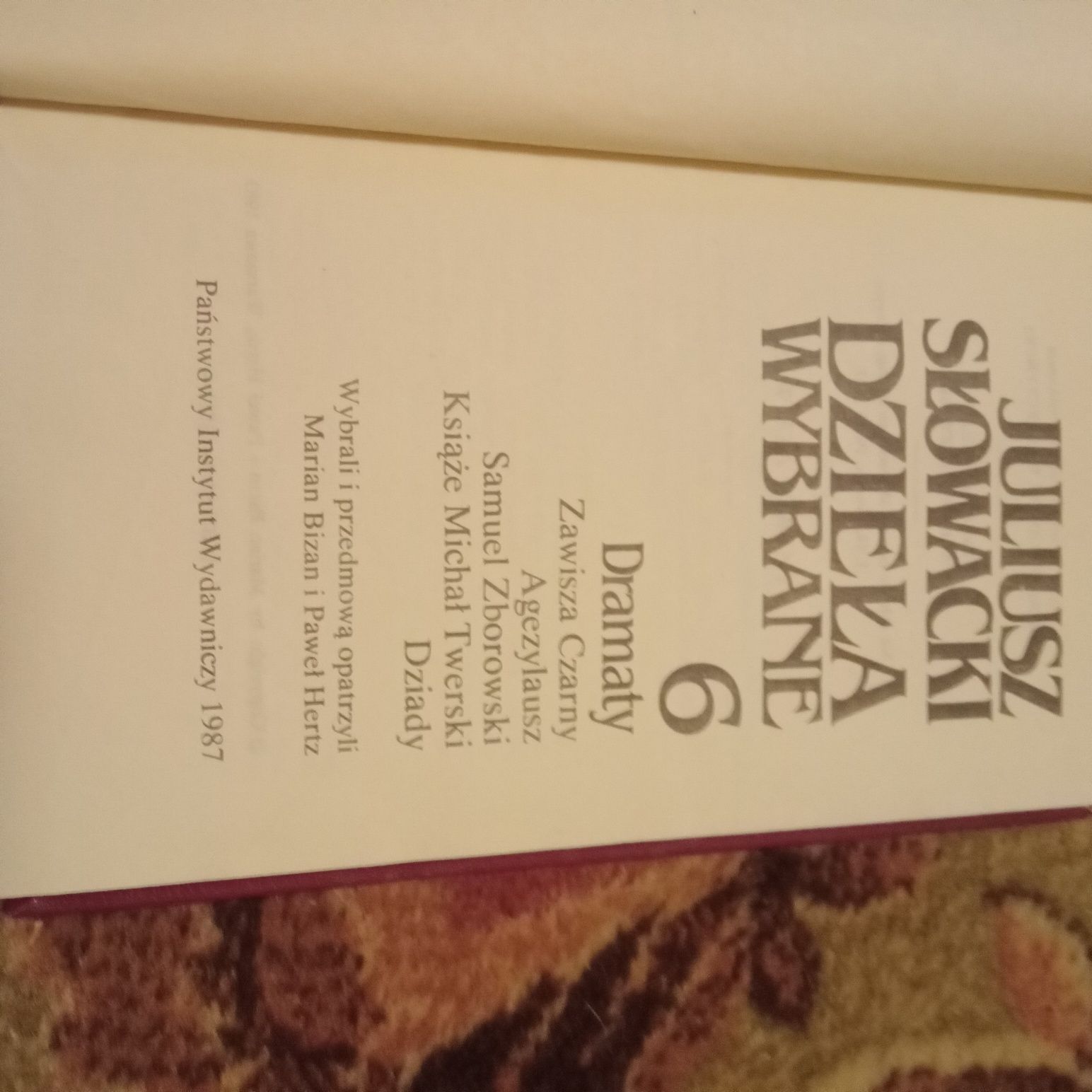 Dzieła wybrane Juliusz Słowacki