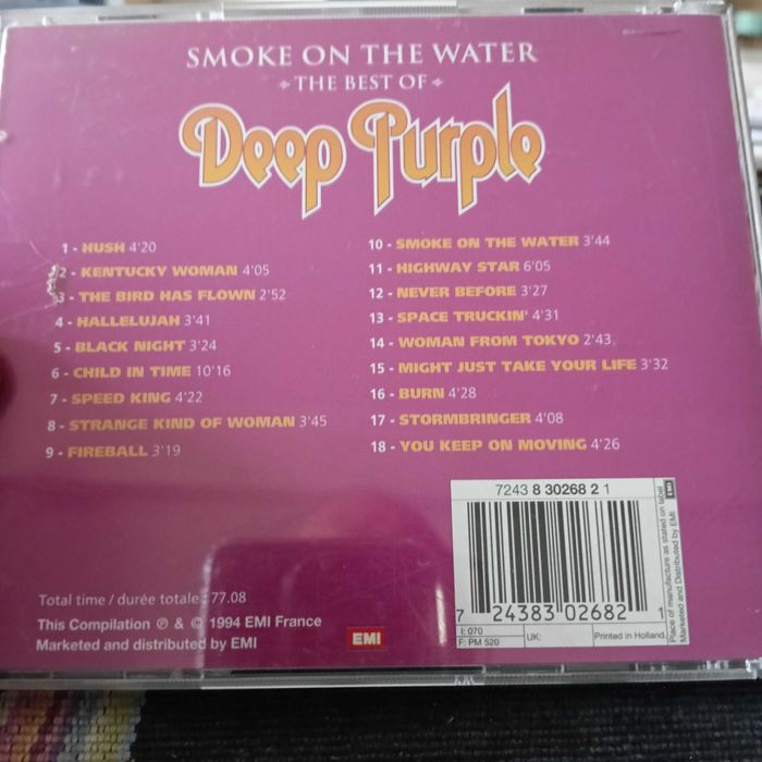 CD Deep Purple - Smoke on the Water - Best of