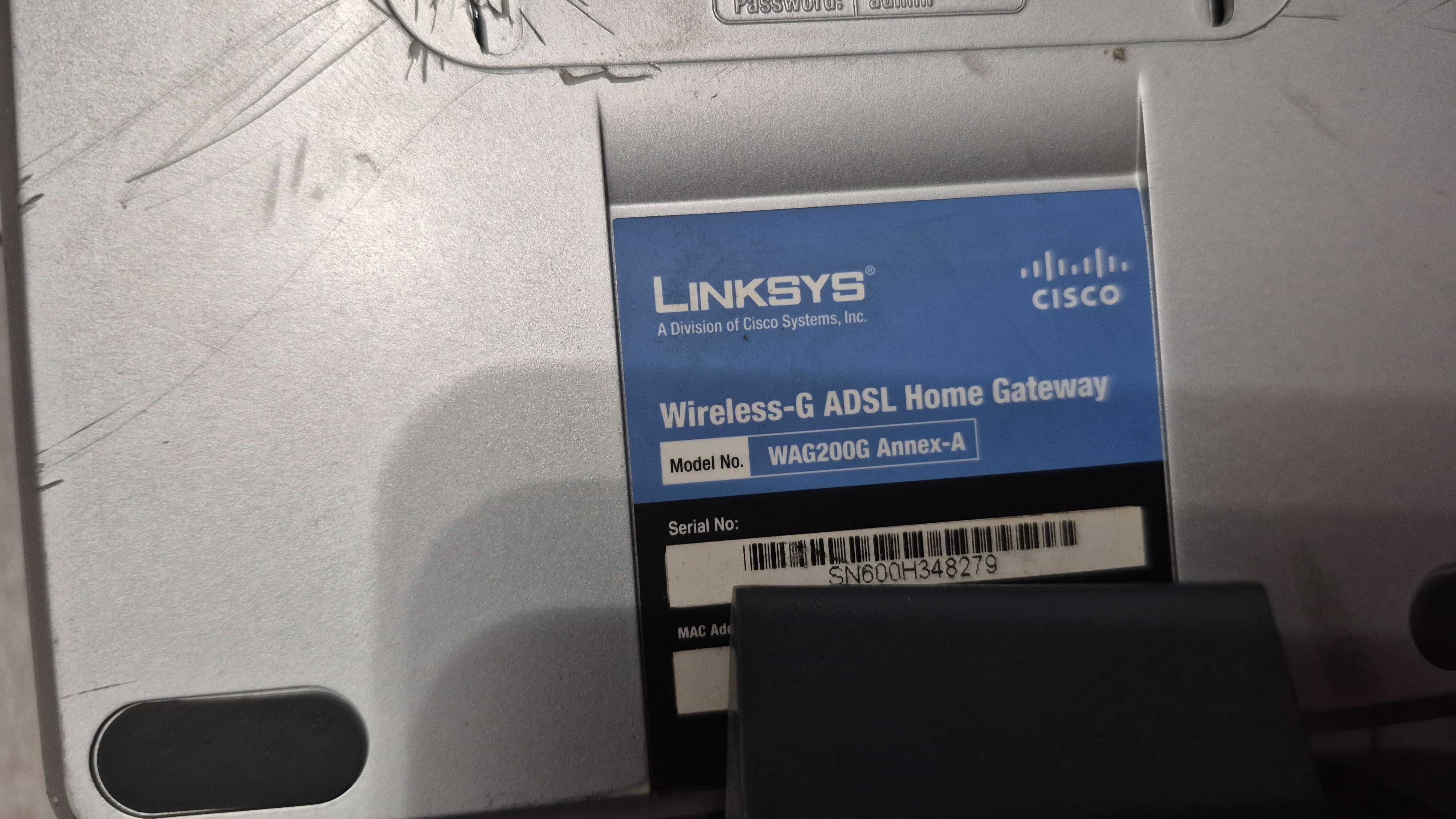 Router wi-fi LINKSYS WAG 200G
