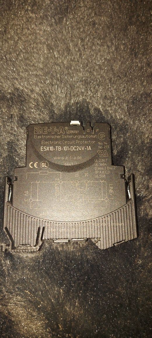 Automatyczny bezpiecznik elektroniczny ESX10-TB-101-DC24V-1A