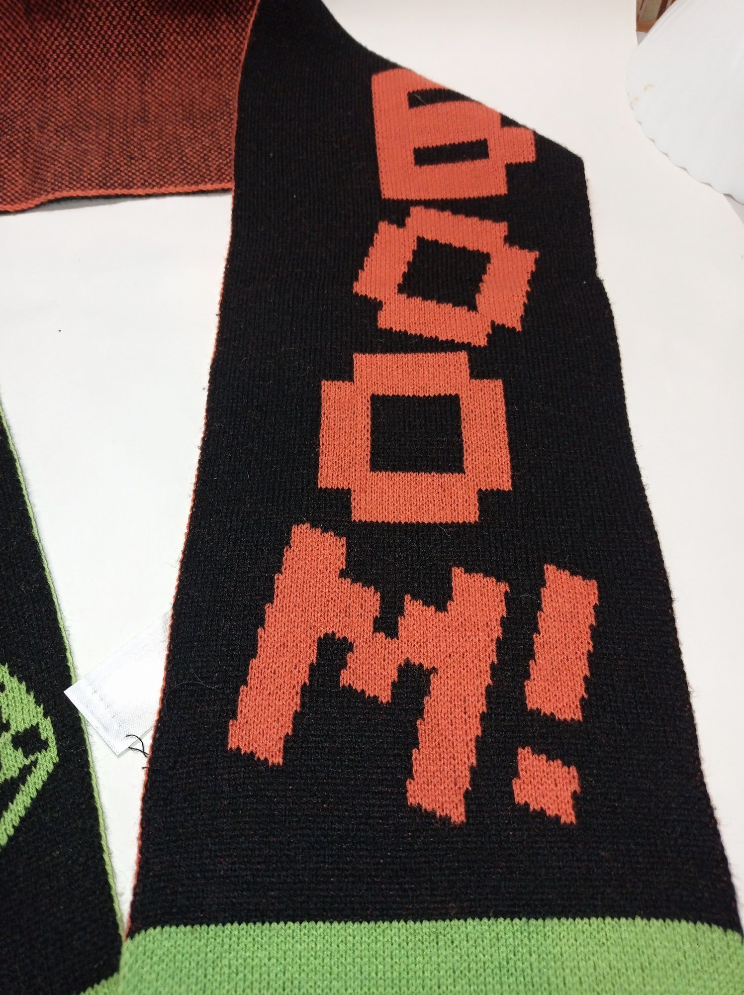 Лёгкий односторонний шарф крипер Майнкрафт Minecraft