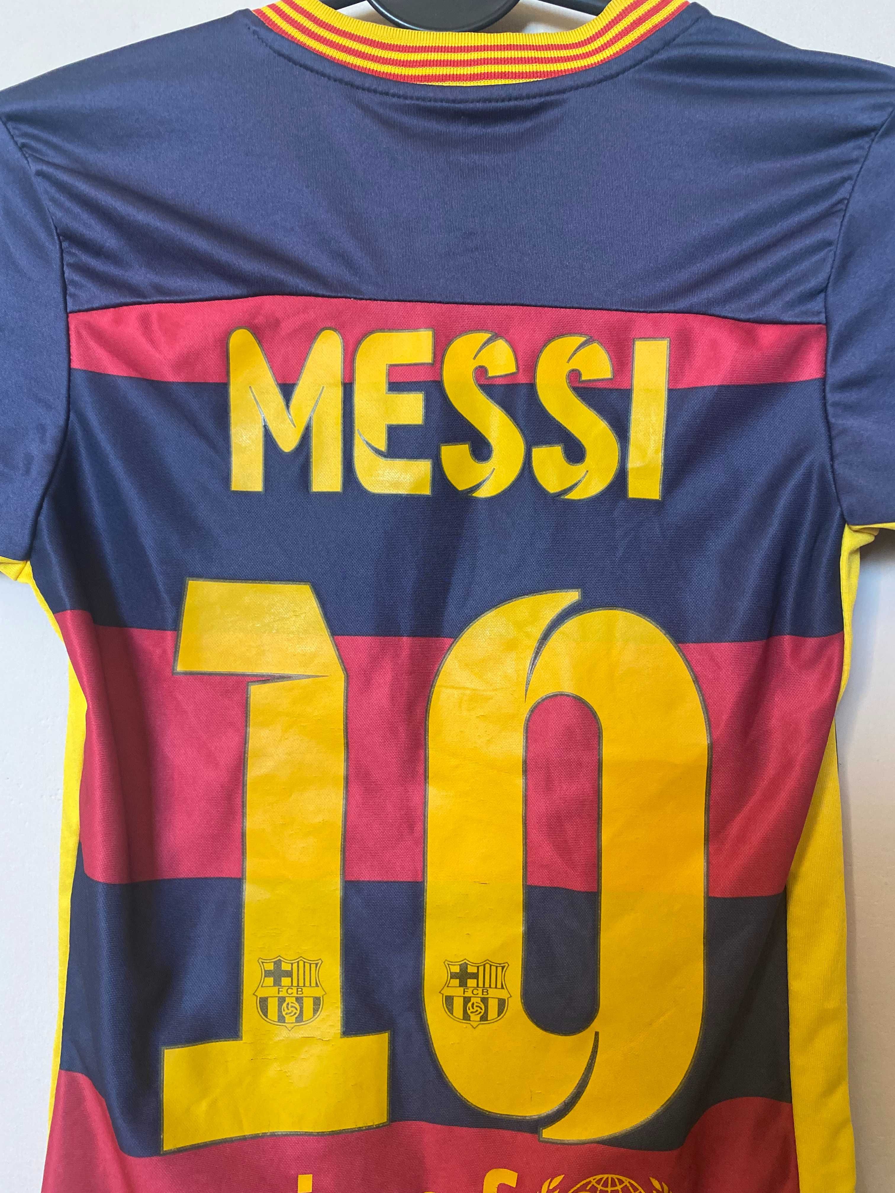 F.C. BARCELONA nr 10 MESSI - 2015 - 2016 - dziecięca 128 - OKAZJA