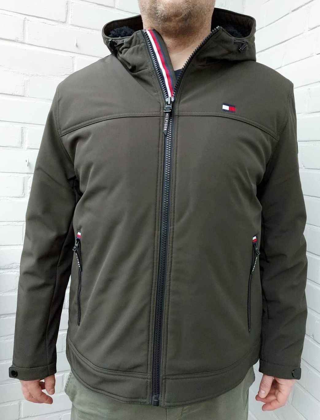 Kurtka Tommy Hilfiger ocieplana przeciwdeszczowa i przeciwdeszczowa XL