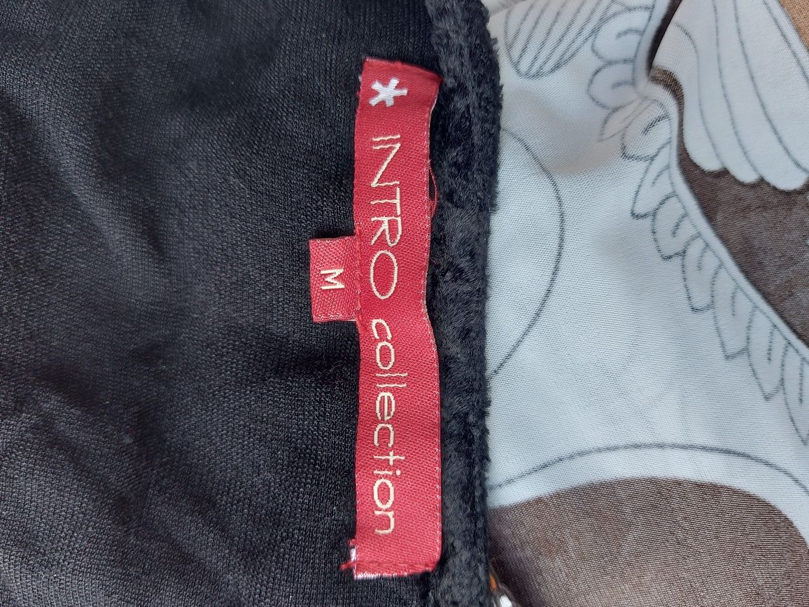 Bluzka damska welurowa rozmiar M firma Intro Collection niepowtarzalna