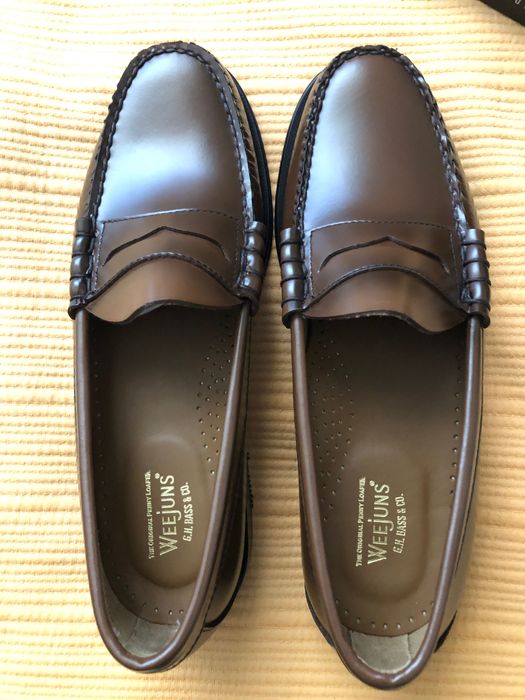 Mocassim/Loafer Gh Bass Weejuns Larson Penny 42 castanhos