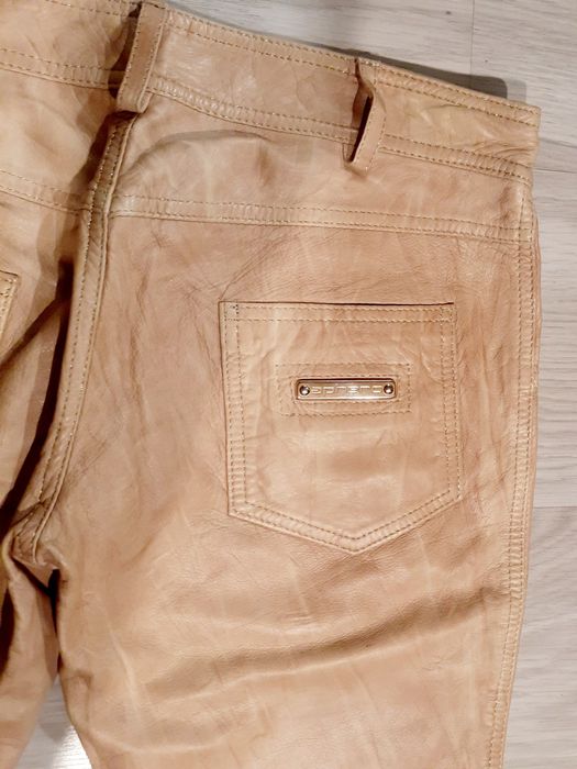 Szorty skóra naturalna włoskie roz 38