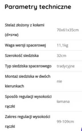 Wózek Espiro Sonic Air + Akcesoria