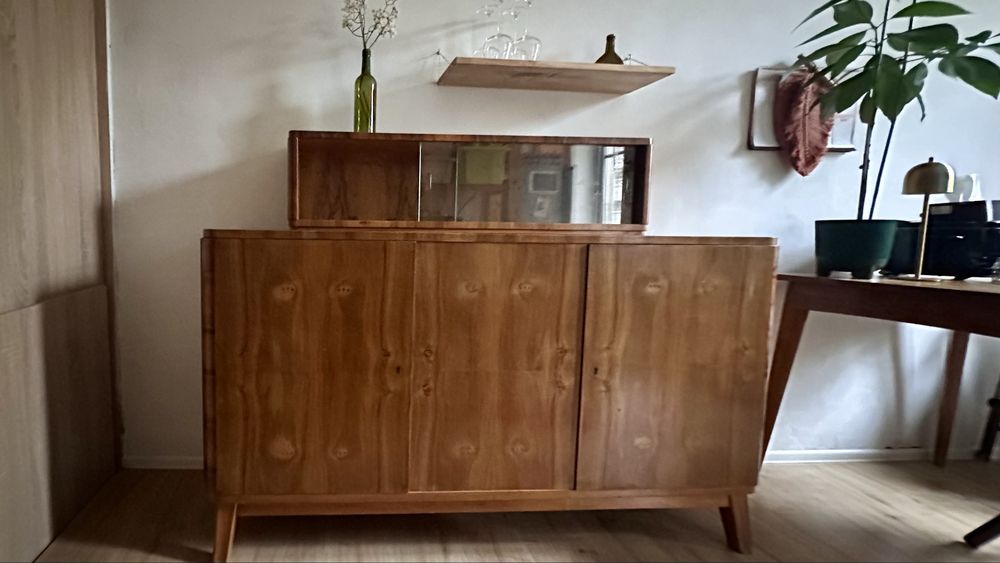 Komoda/kredens prl z nadstawka 155x50