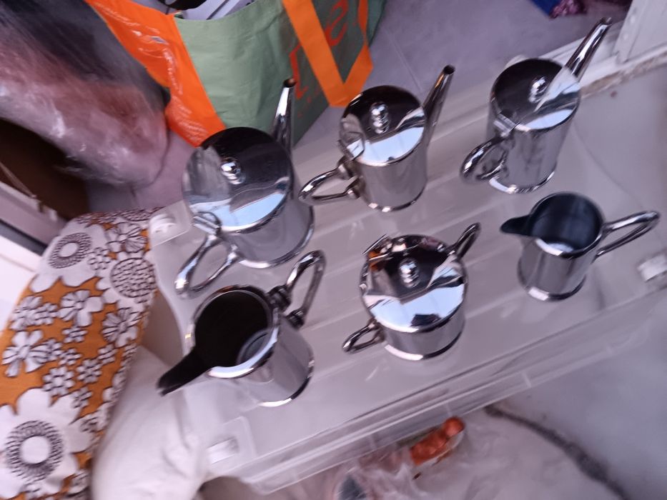 Conjunto bules em inox