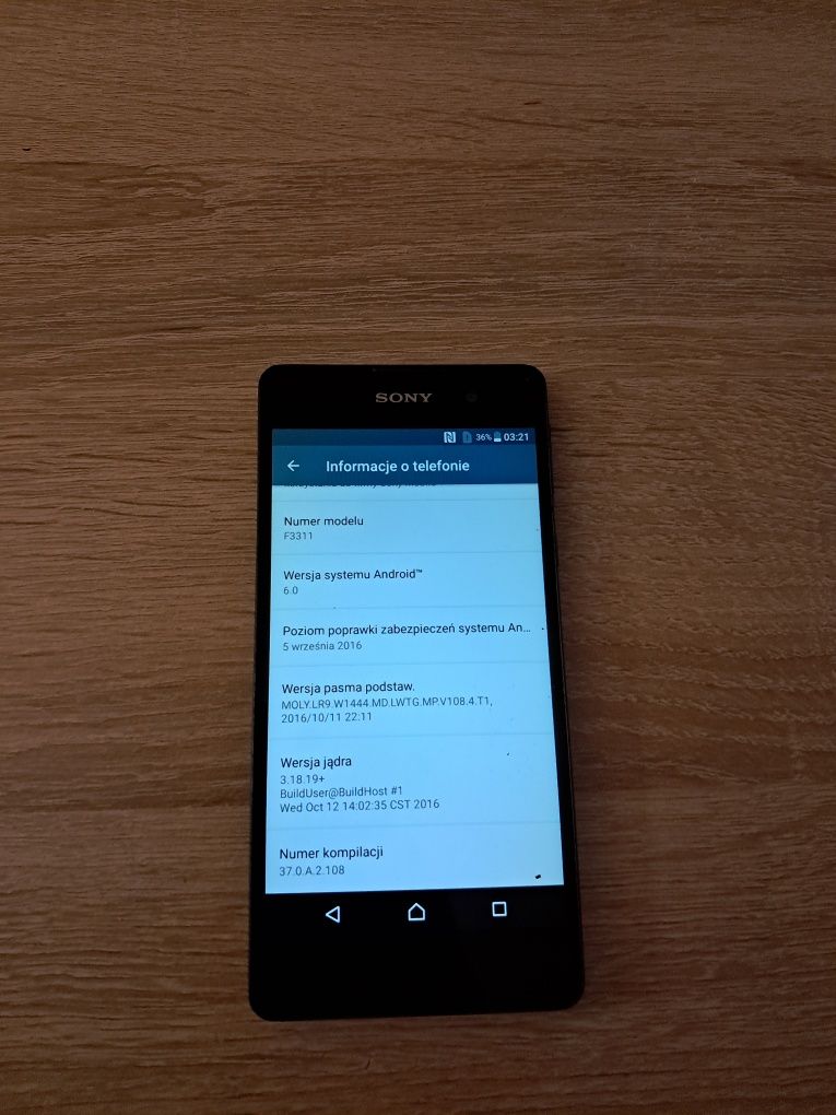 Smartfon Sony Xperia E5 F3311