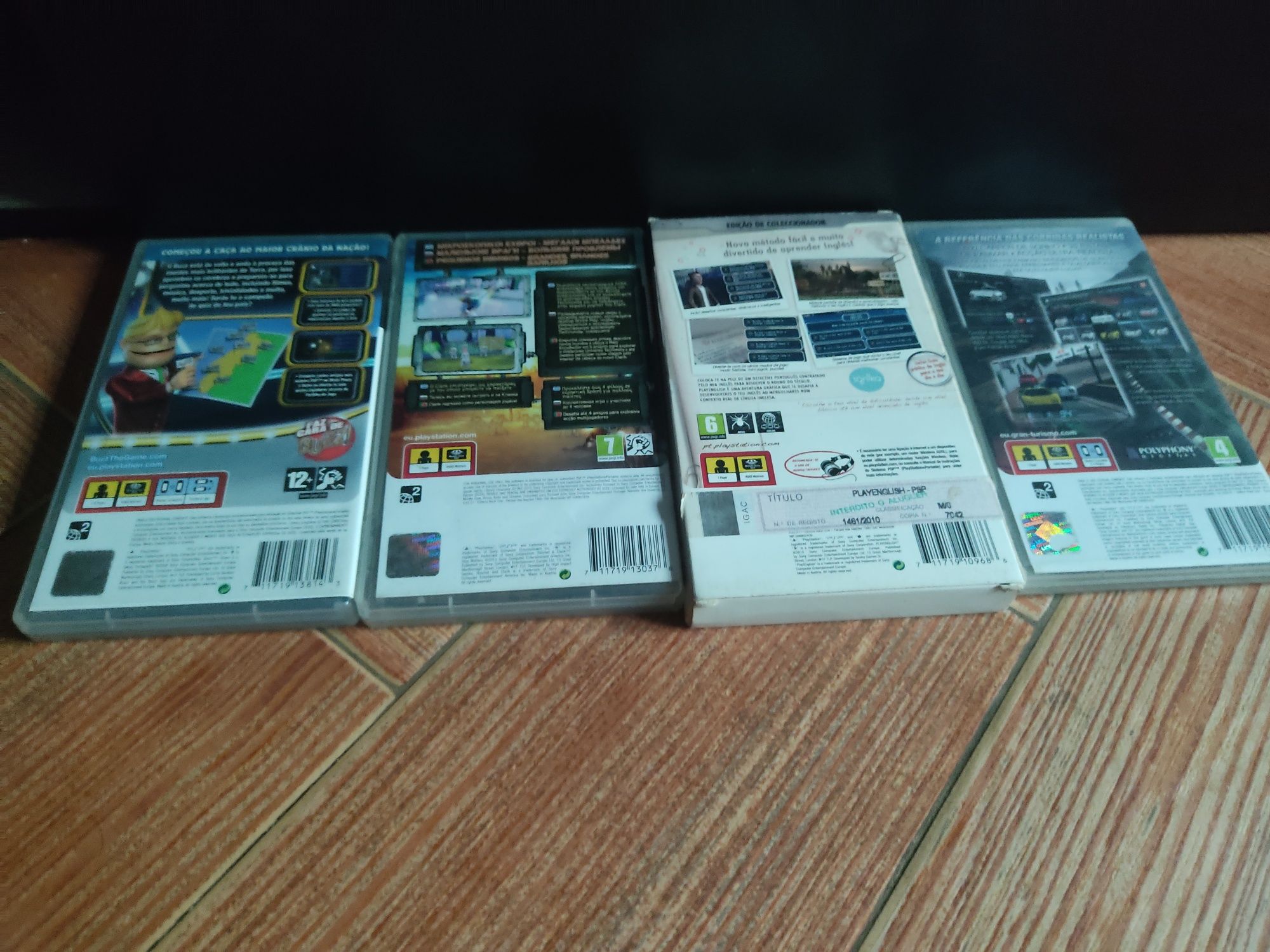 Vendo 4 jogos para psp