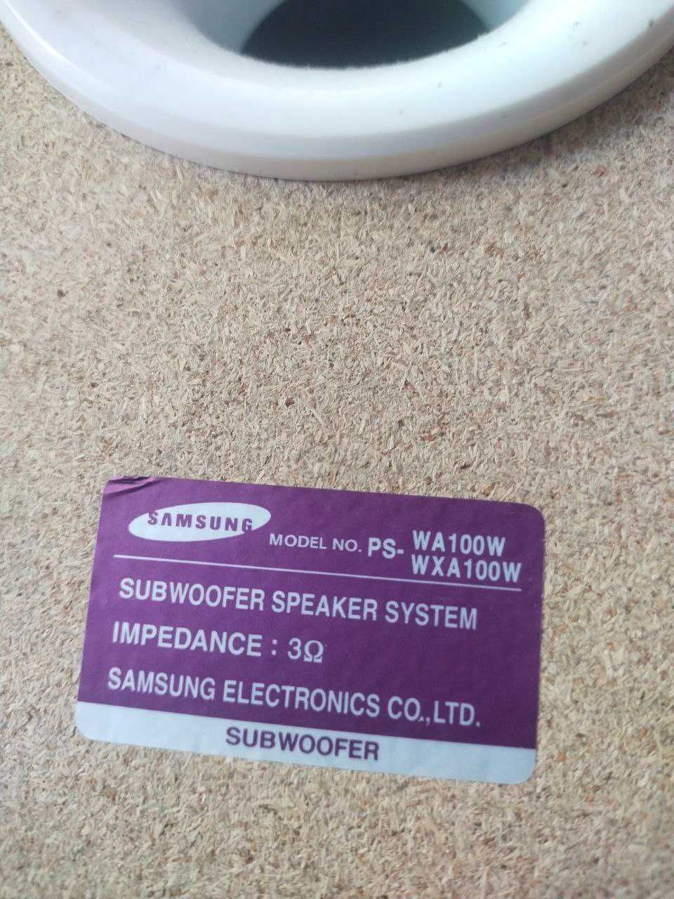 sabwoofer samsung 100w