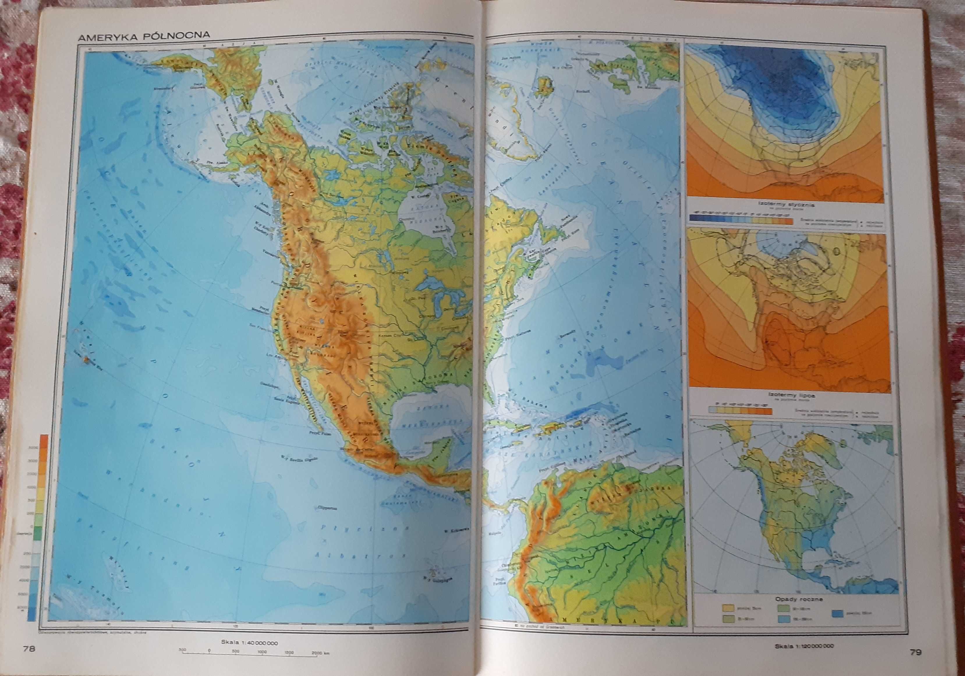 kompletny Atlas Geograficzny 1973 PRL - dla kolekcjonerów