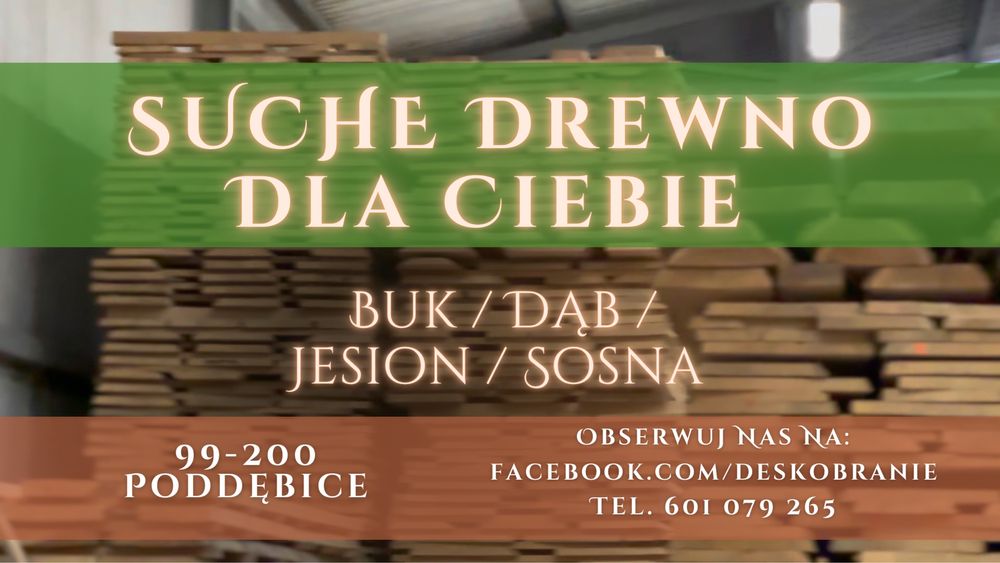 Tarcica sucha stolarska drewno na meble schody drzwi łódzkie