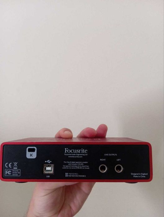 Focusrite 2i2 2ª Geração
