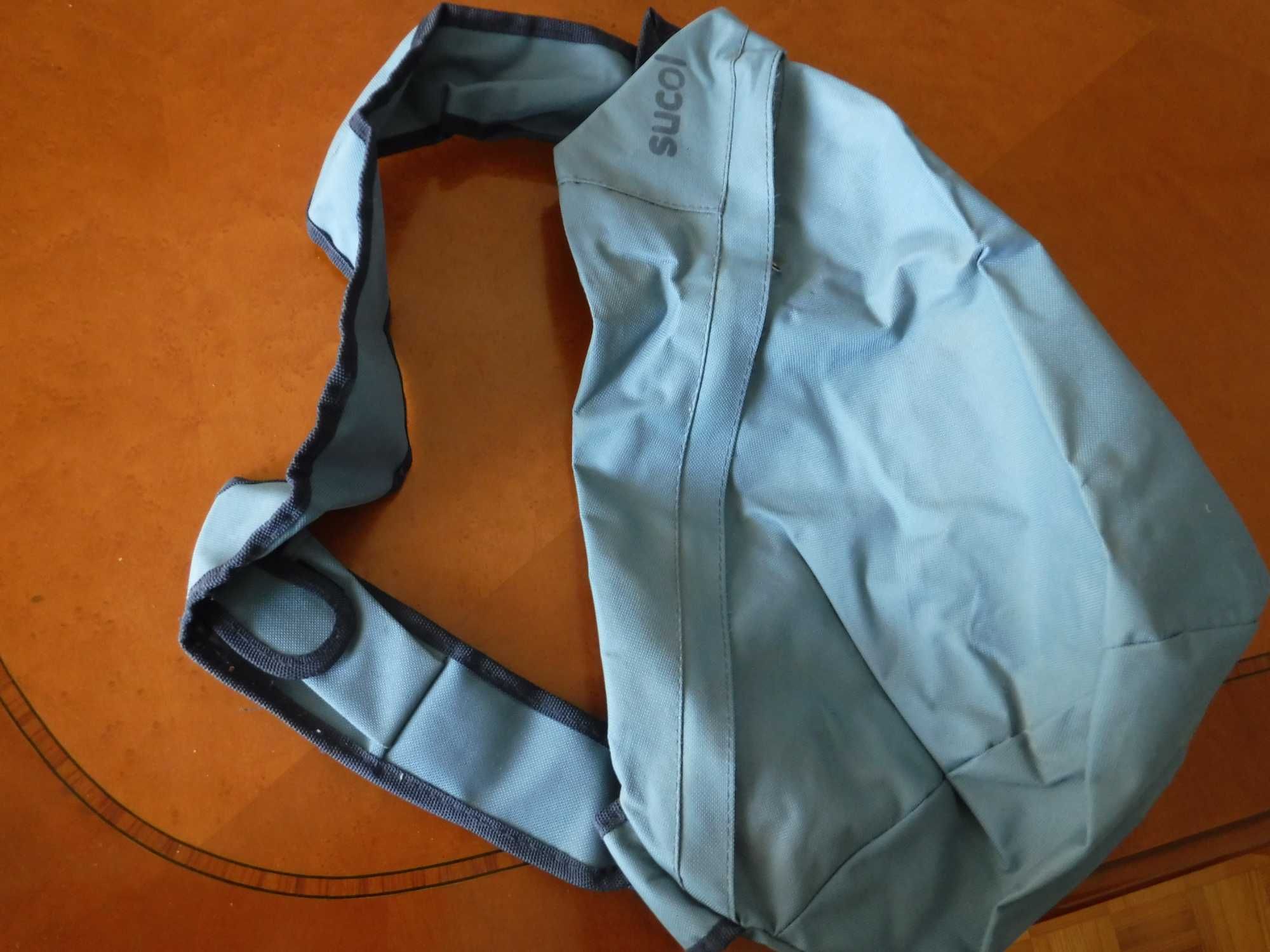 Mochila azul de alça única - NOVA