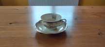 Filiżanka ze spodkiem porcelana H&C