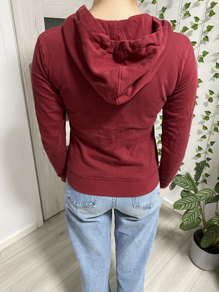 Bluza bordowa klasyczna zalando