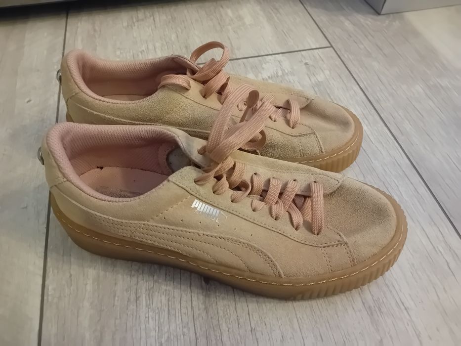Buty puma 38 beżowe