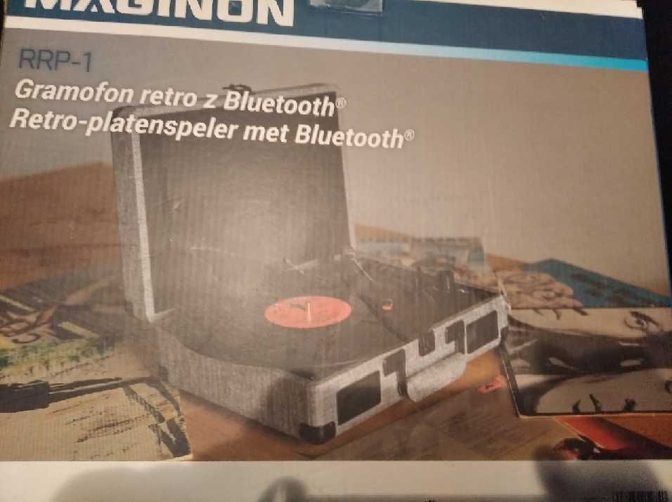 MAGINON Gramofon retro w walizce