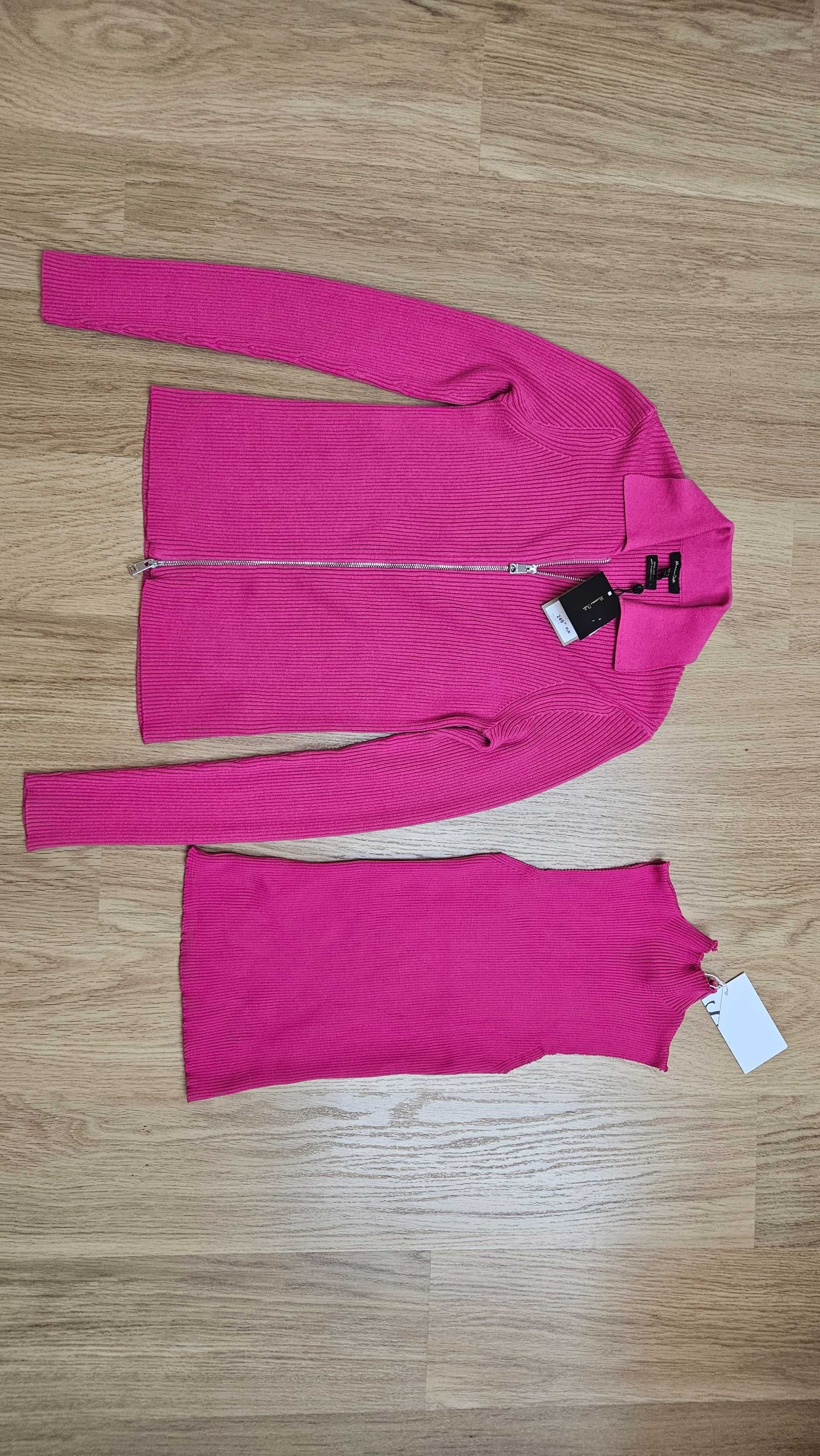 Nowy sweter komplet  bliżniak Massimo Dutti 34 36 +  gratis