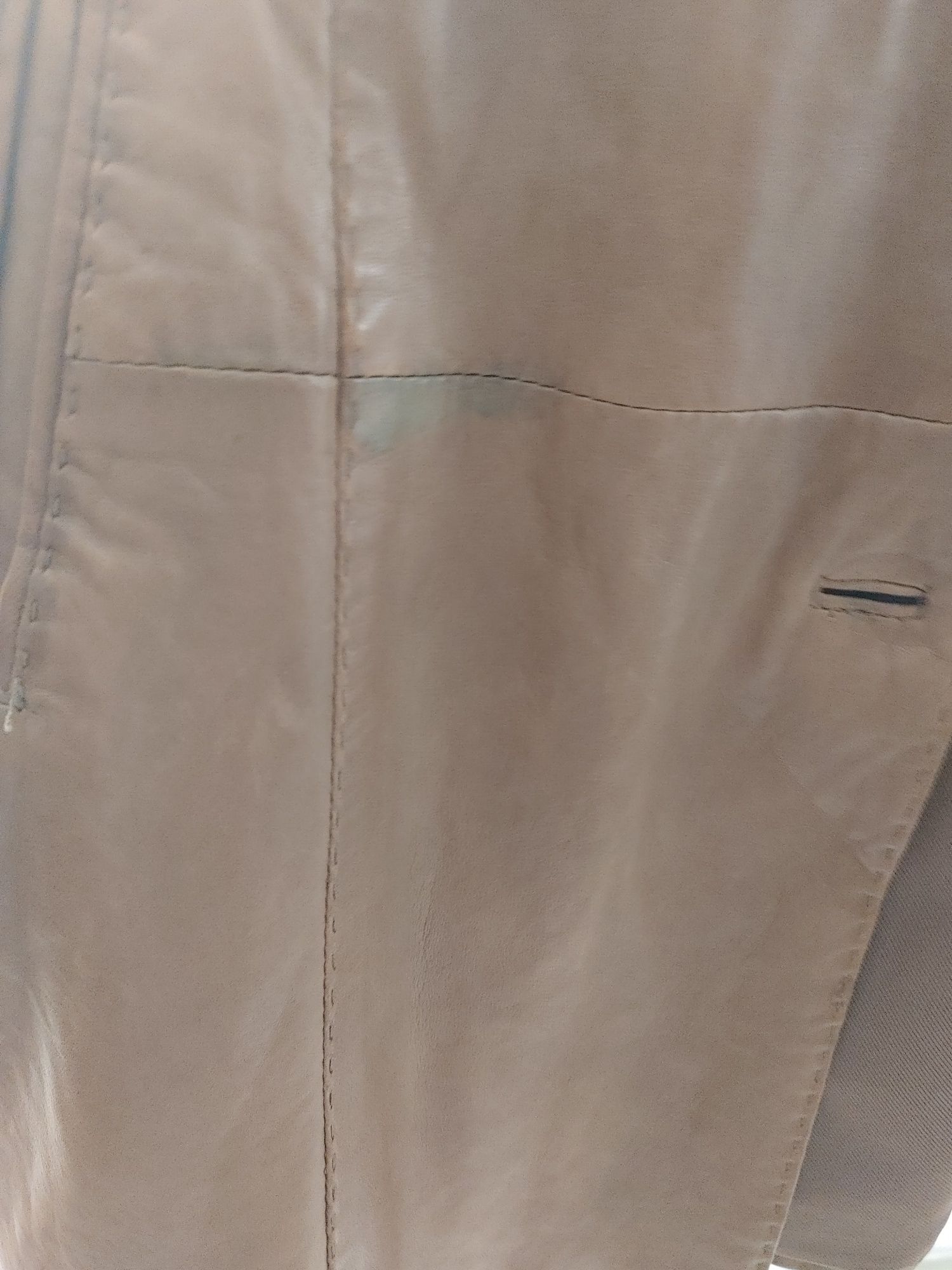Płaszcz skórzany 48 rozmiar