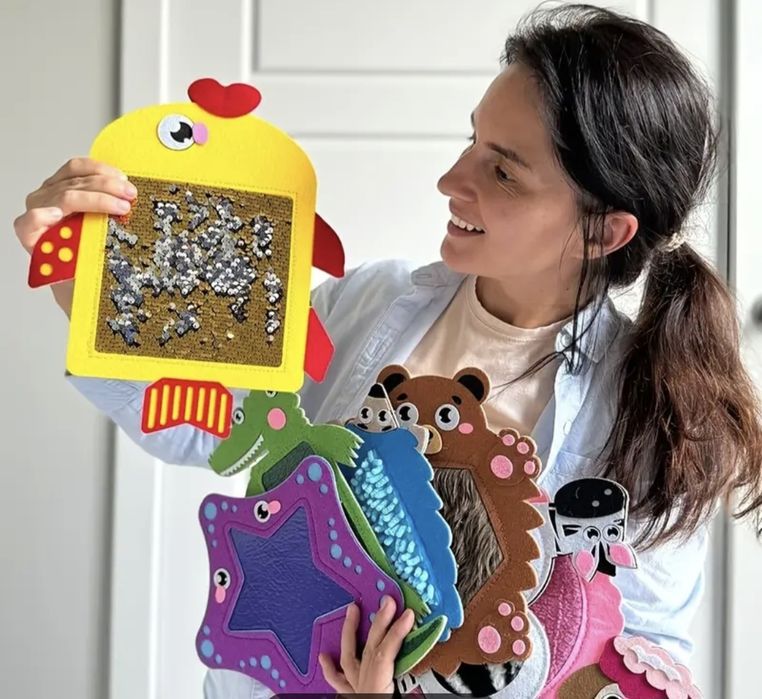 Сенсорні тактильні килимки та сенсорні блоки Tooky Toy.