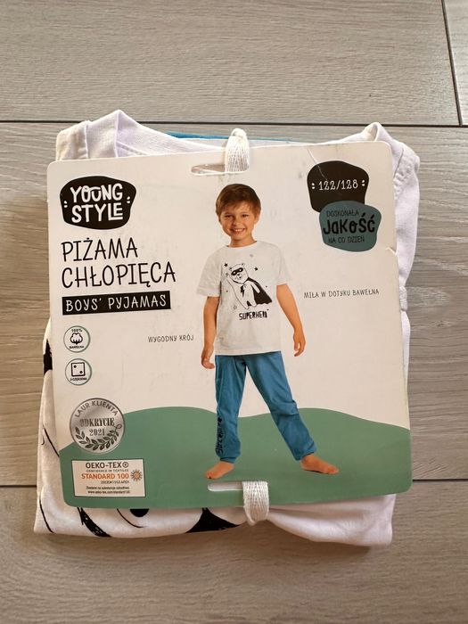 Piżama chłopięca nowa 122/128