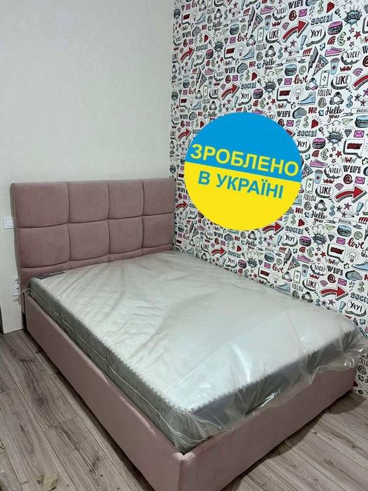 АКЦИЯ, Мягкая  Кровать ліжко одно, двуспальная Сити , Камила , Лофт ,