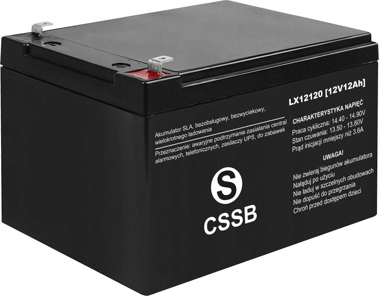 Akumulator żelowy bezobsługowy AGM 12V 12Ah zabawki autka UPS kosiarki