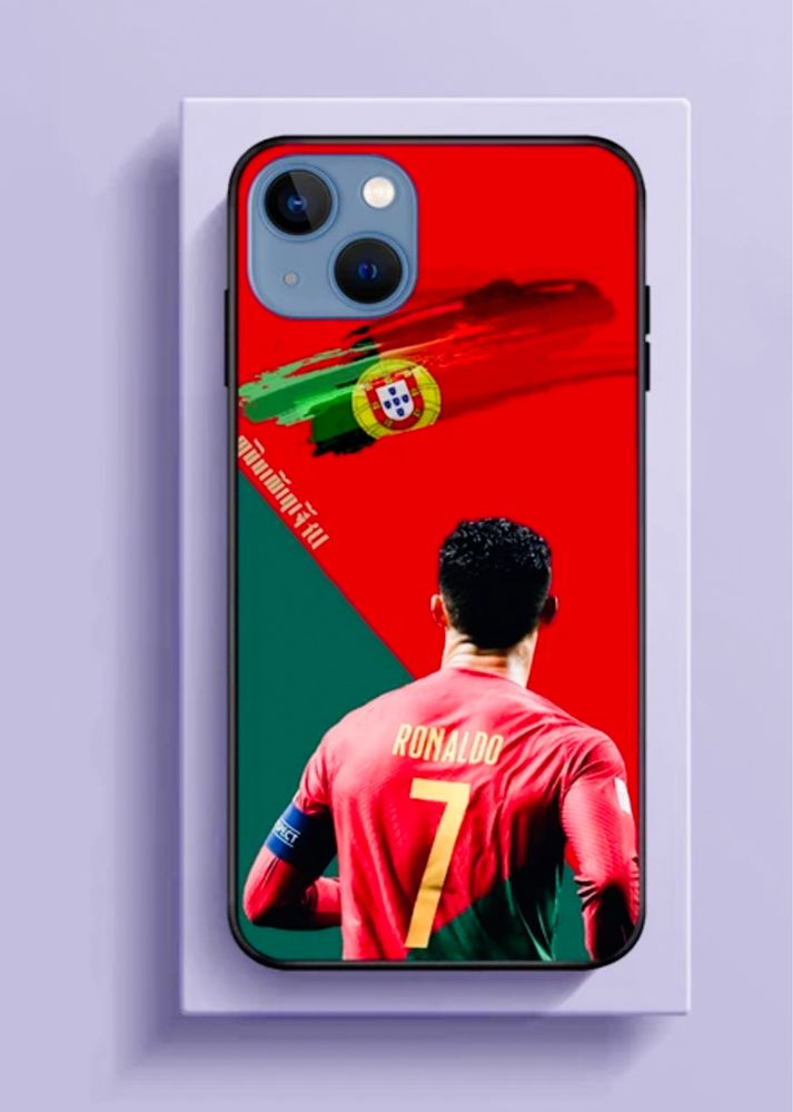 Cristiano Ronaldo Etui na iPhone 14, 13, 12, 11, Mini, Pro, Pro Max