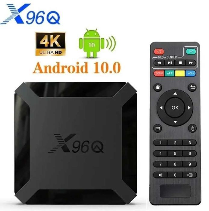 Смарт приставка, Allwinner H313, Smart TV X96Q. 2/16гб
