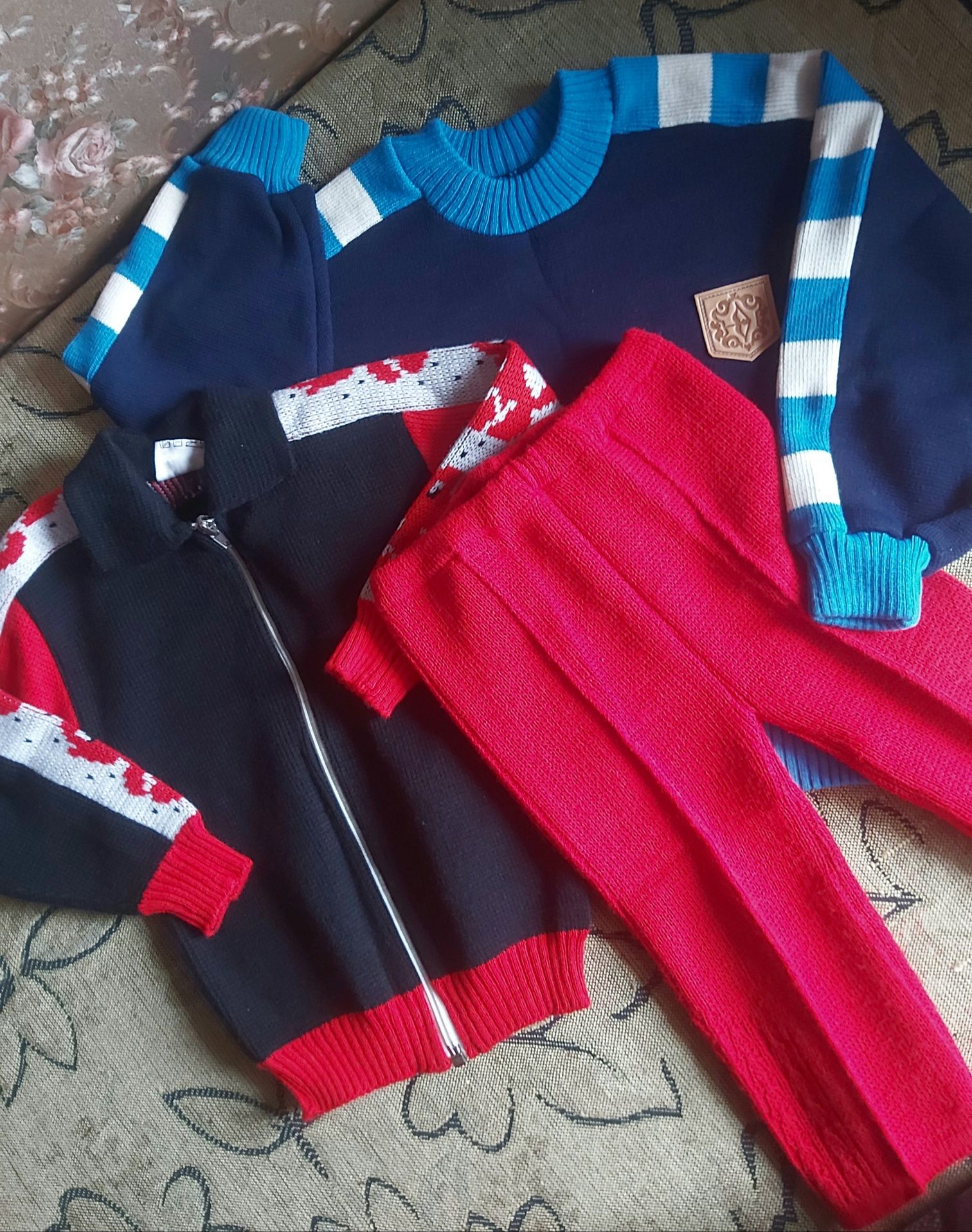 Комплект на хлопчика кофта светр гамаші Чехословаччина Венгрія р32