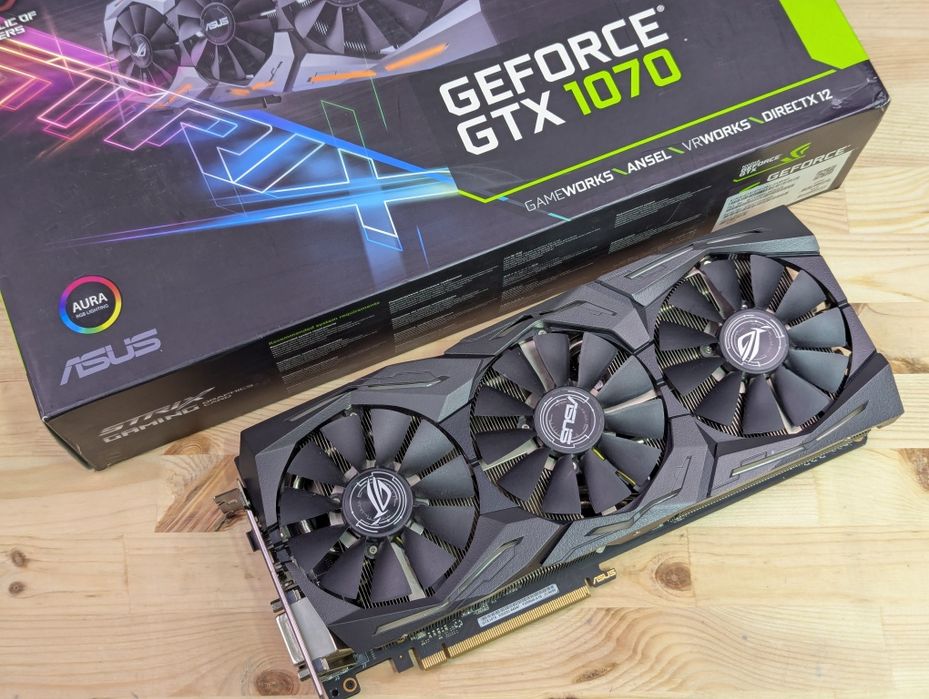 Відеокарта ASUS ROG STRIX GTX 1070 8GB (gddr5) Гарантія | XPLAY