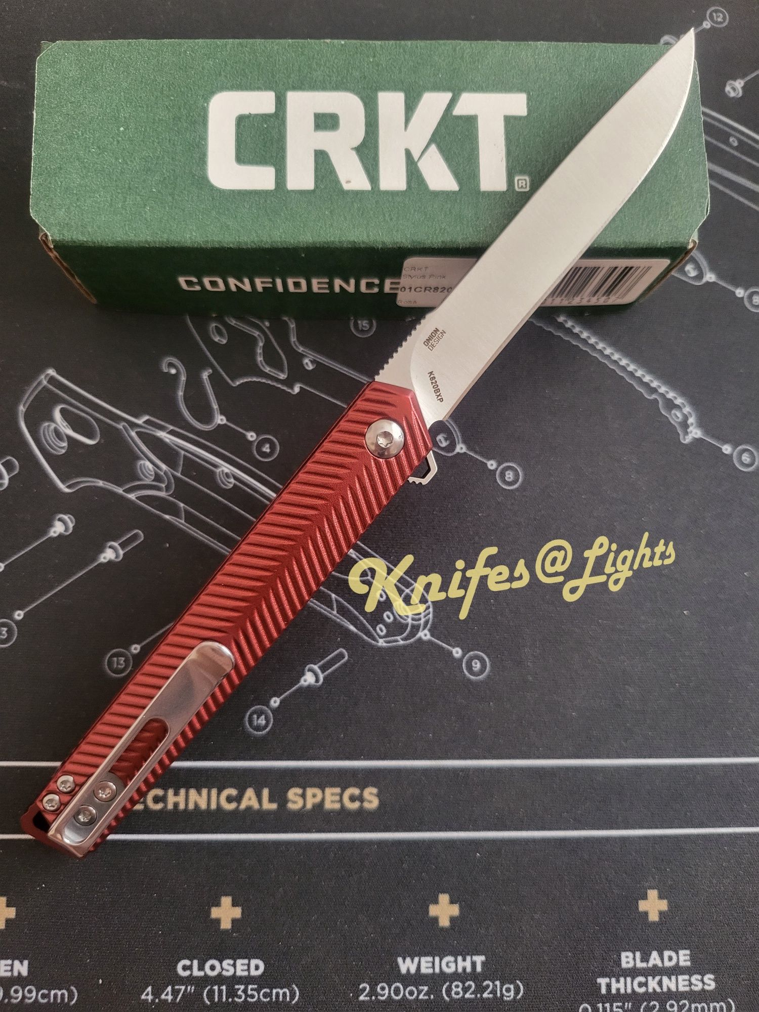 CRKT Onion Stylus K820BXP, джентльменський ніж