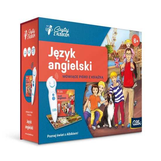 Elektroniczne pióro Albik zestaw pióro z książką Język angielski.